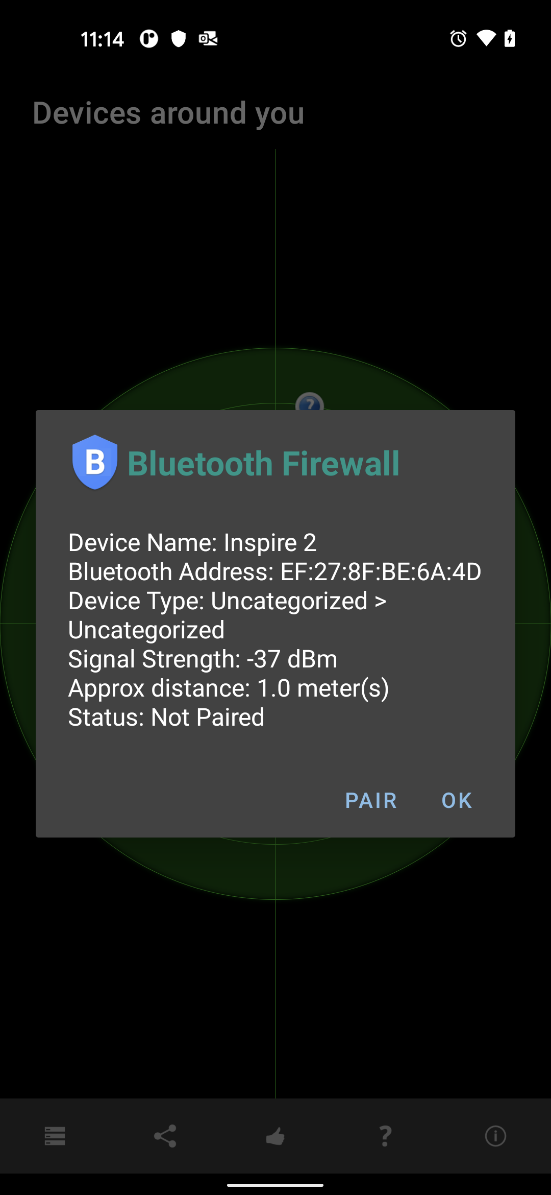 More details about each bluetooth device around you