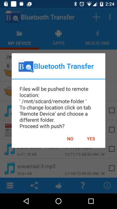 bluetooth file transfer